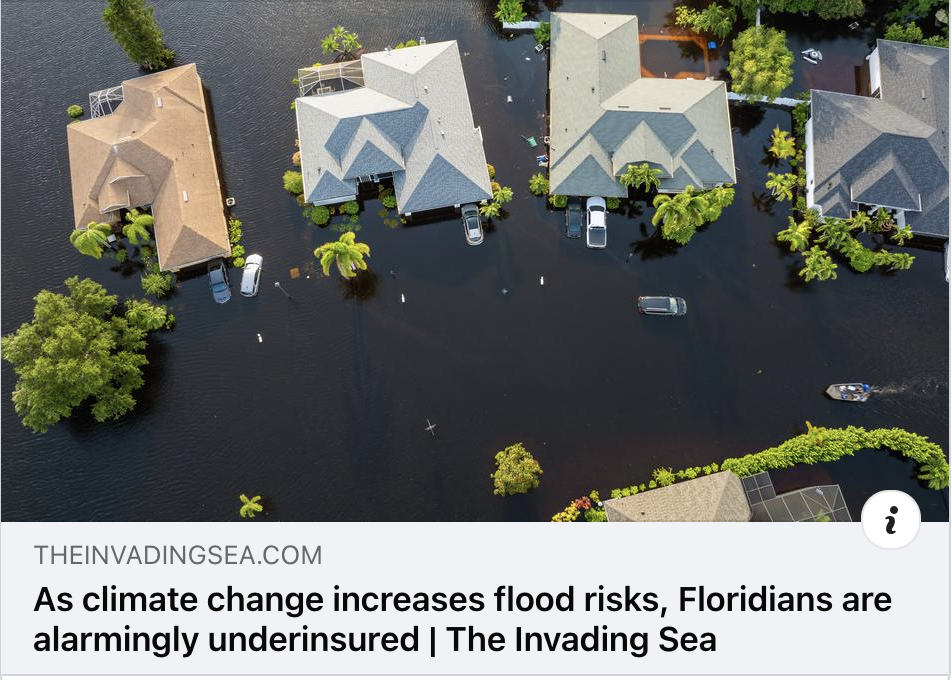 Op-ed by Mary Anna Mancuso: As climate change increases flood risks, Floridians are alarmingly underinsured